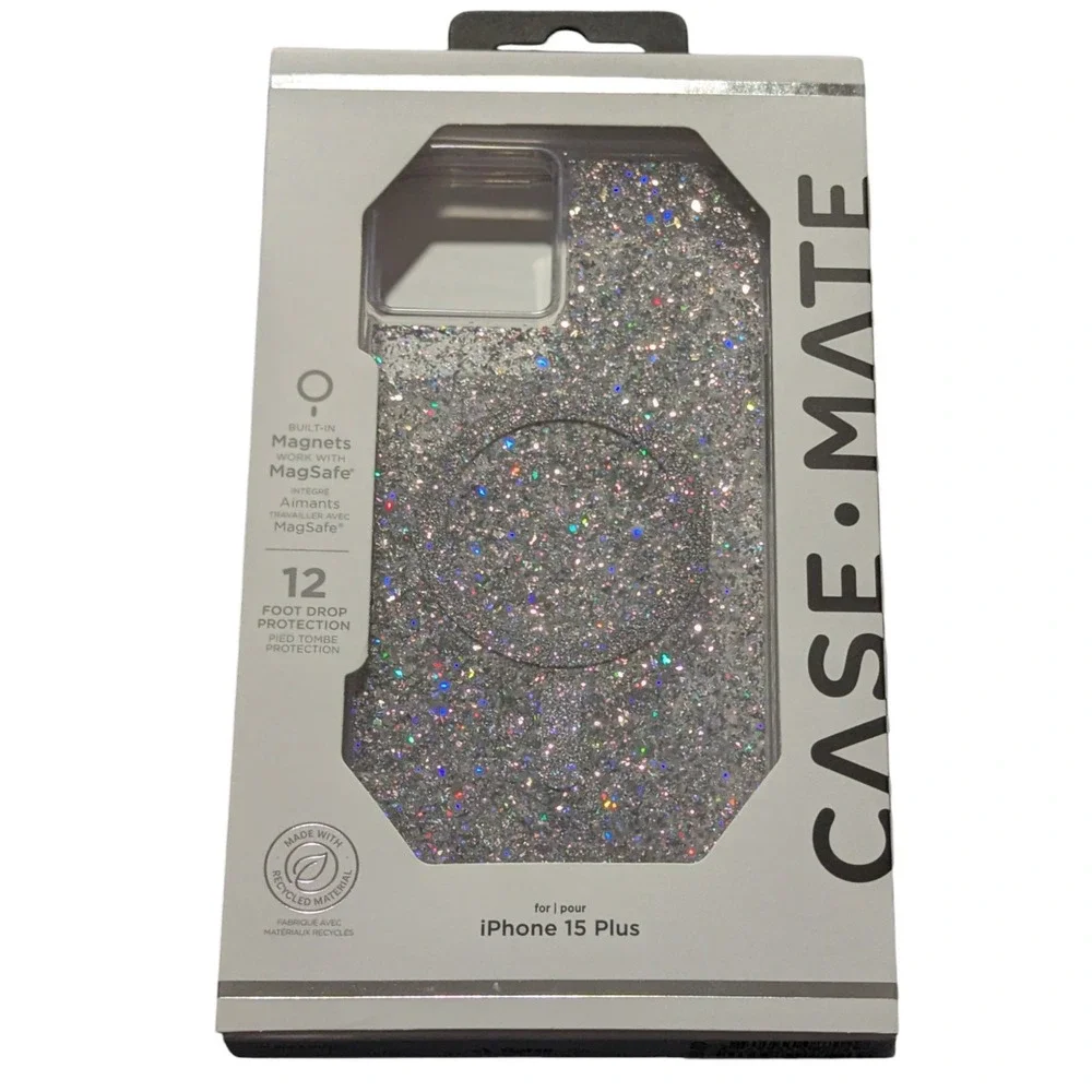 J6. Case Mate Apple iPhone 15 Plus Twinkle Disco (Holographic Sparkle & MagSafe)
